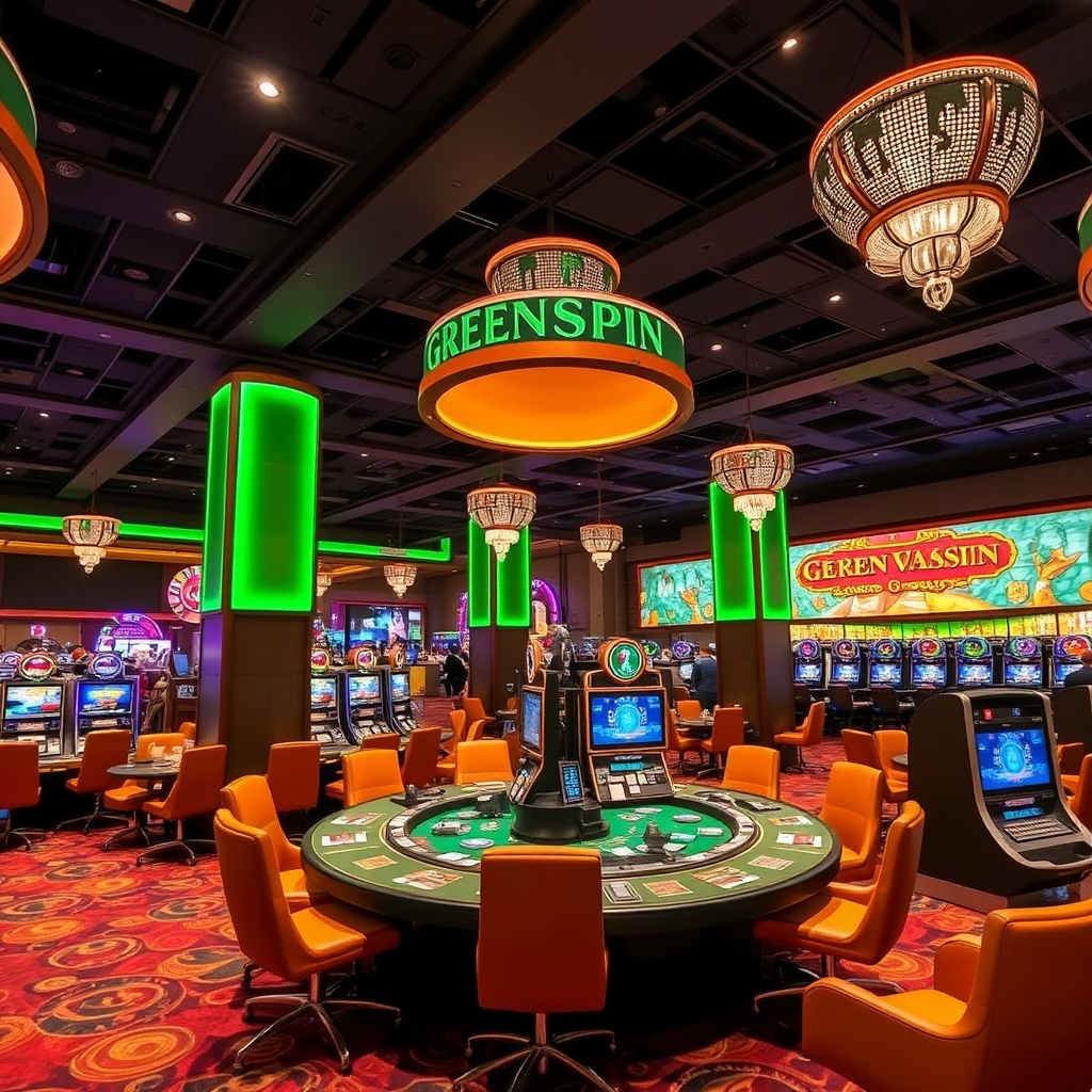 Casino interior GreenSpin Casino